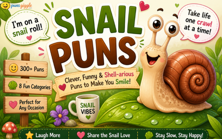 Snail Puns