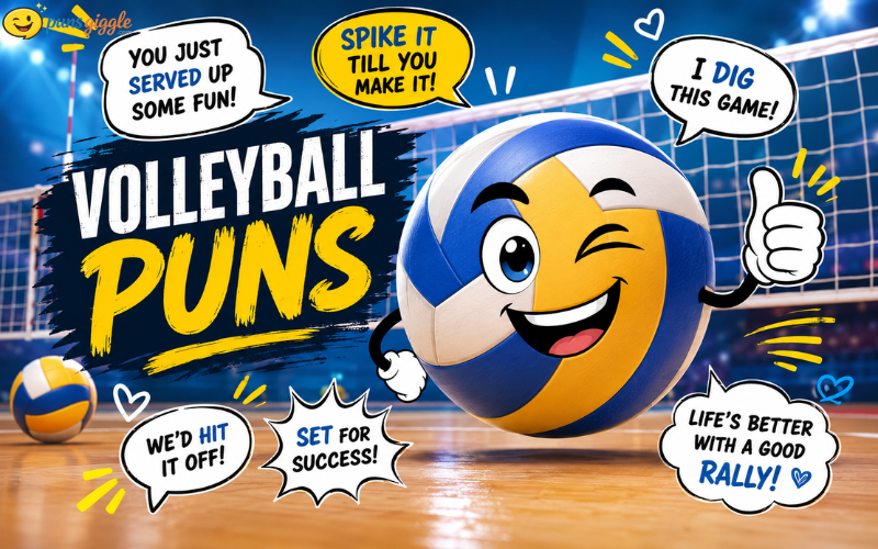 Volleyball Puns