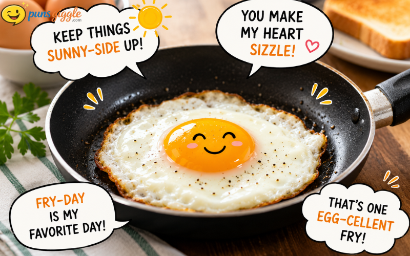 Fried Egg Puns