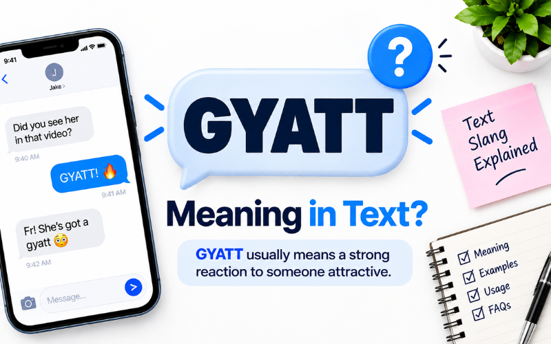 What Does gyatt Mean in Text